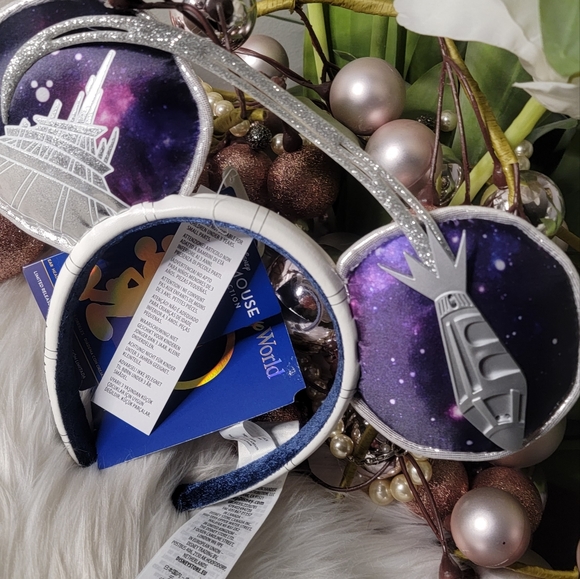 NWT MMMA Mickey January Space Mountain Ears - Picture 2 of 7